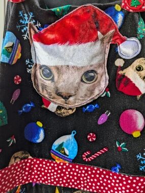 Festive Cat Christmas Pantsuit